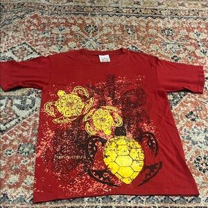 graphic turtle shirt “fuerteventura”